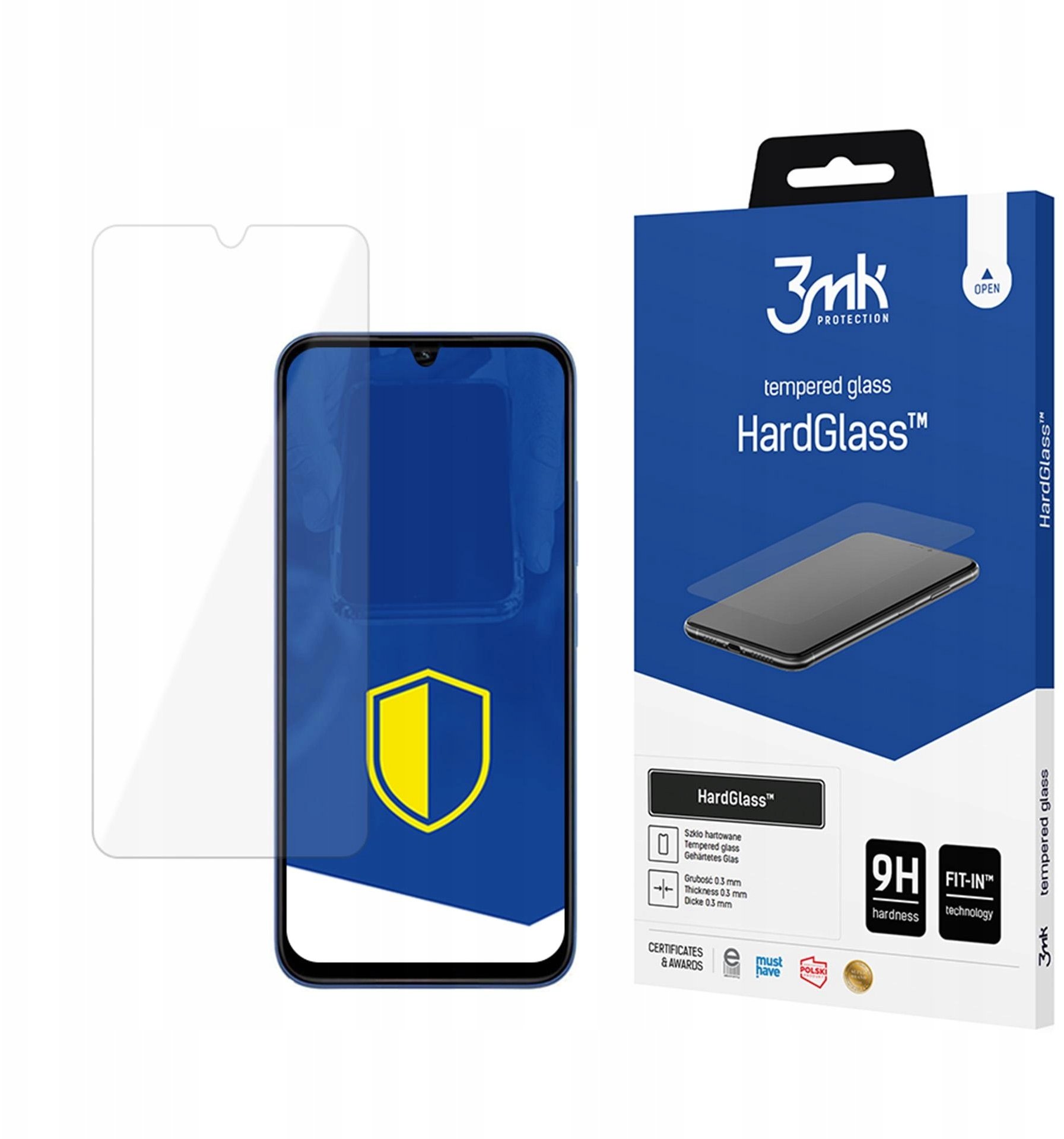 3MK szkło hartowane HardGlass pro Redmi 15C 4G/5G (173mm)