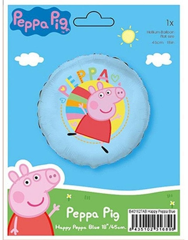 GoDan Foliowy balon FX Peppa niebieski 46cm