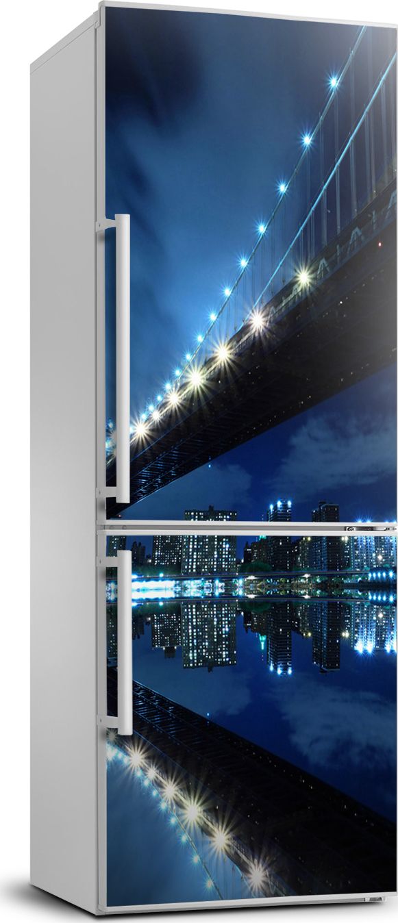 Tulup Naklejka samoprzylepna na lodówkę 70x190 cm Manhattan Nowy Jork