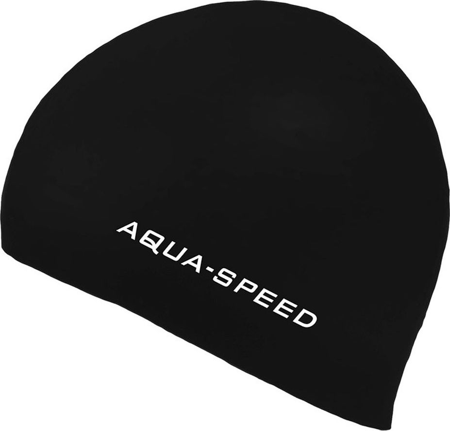 Aqua-Speed Czepek pływacki z silikonu 3D CAP czarny Aqua-Speed