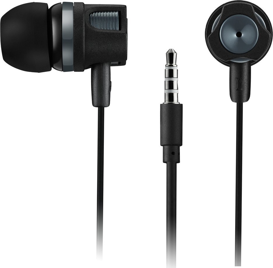 Słuchawki Canyon CANYON Słuchawki douszne z mic. EP-3, 1,2m, Szare