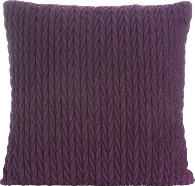 Eurofirany Poszewka dekoracyjna bordowa 45X45 45 x 45 cm