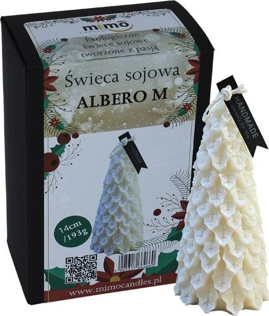 Świeczka naturalna wolnostojąca sojowa Albero M