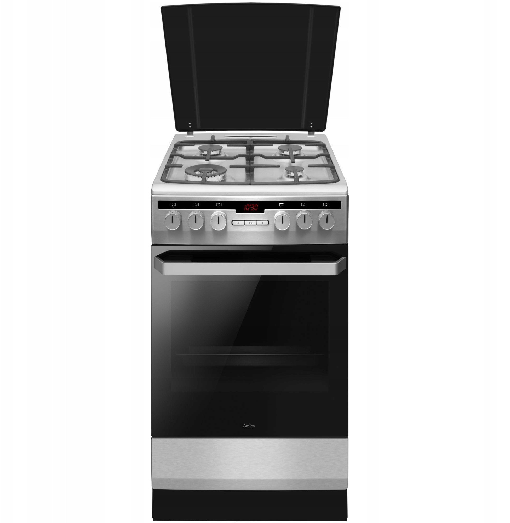 Kuchenka Amica Kuchnia wolnostojąca 58GEH3.31HZpTaDA(Xx) PIZZA WOK