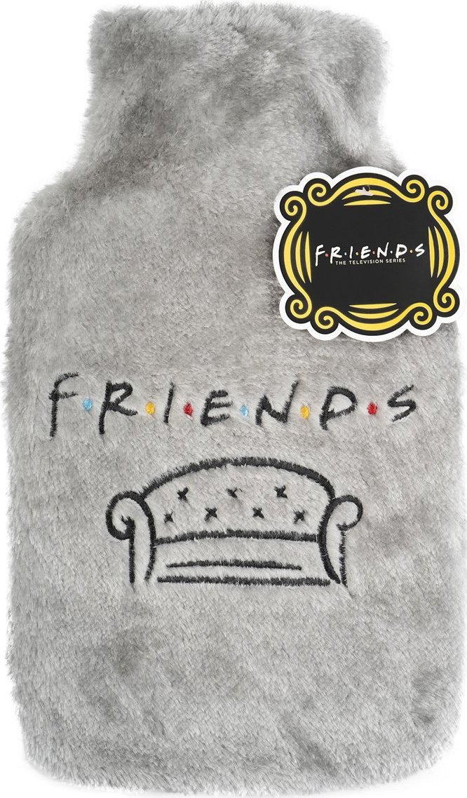 Soxo Termofor duży szary 1,8l SOXO w miękkim pokrowcu FRIENDS