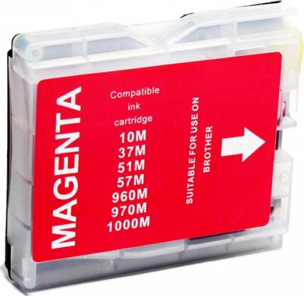 Tusz Brother 1x Tusz Do Brother LC-970 LC-1000 18ml Magenta