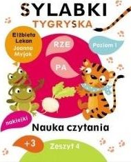 Sylabki Tygryska. Nauka czytania zeszyt 4