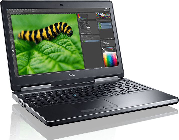 Laptop Dell Dell Precision 7710 Core i7 6820HQ (6-gen.) 2,7 GHz / 8 GB / 240 SSD / 17,3'' FullHD / Win 10 Prof. (Update) + Quadro M3000m