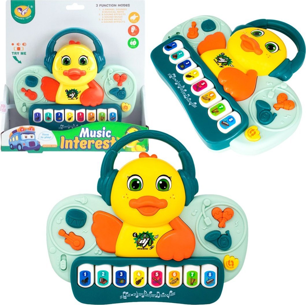 PIANINKO MUZYCZNE KACZKA 1SZT