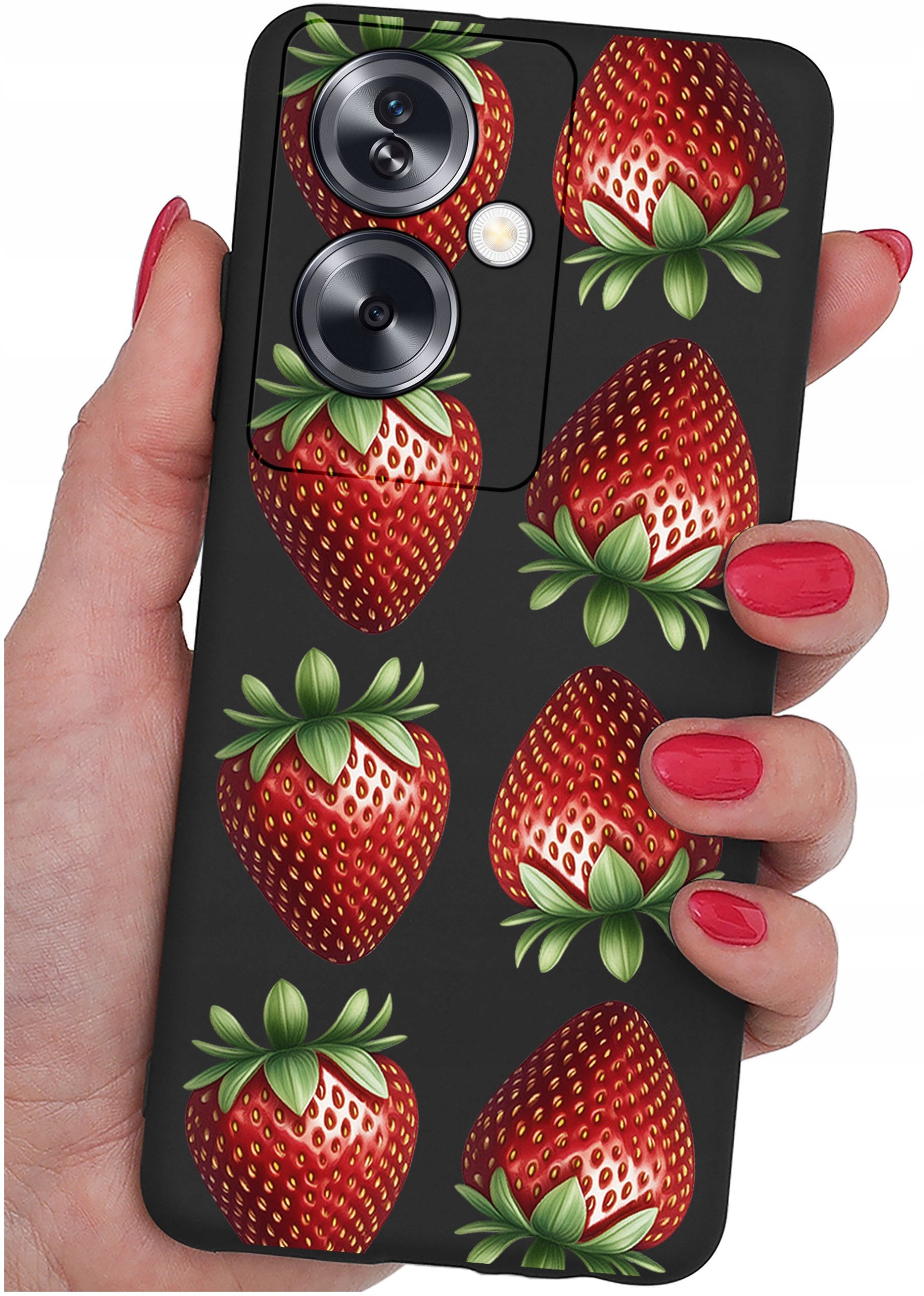 ETUI do Oppo A79 5G WZORY |SILIKONOWE MATT CASE + SZKŁO ochronne 9H