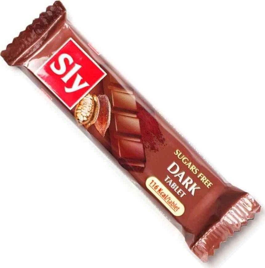 SLY Baton deserowa czekolada, bez dodatku cukru Sly Nutritia, 25g