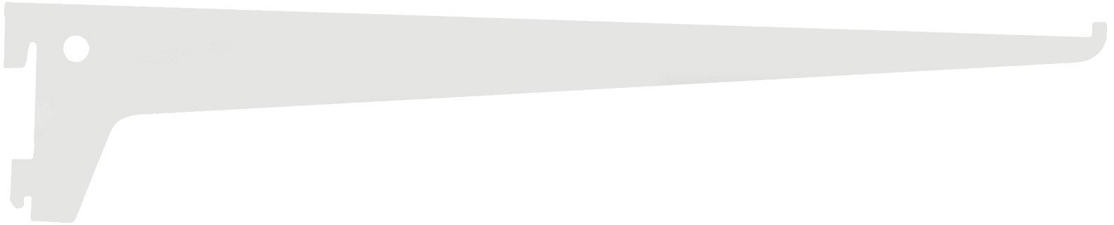 BRACKET SINGLE SLOT 350 MM WHITE