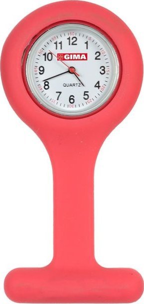 Gima GIMA ZEGAREK PIELĘGNIARSKI-CZERWONY ZEGAREK PIELĘGNIARSKI SILIKONOWY