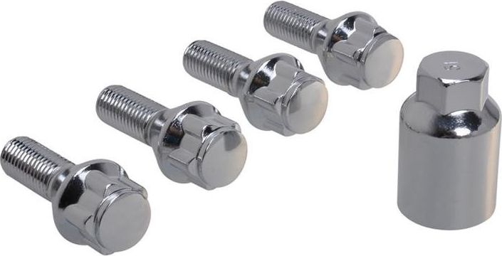 Automax Komplet śrub zabezpieczających do felg M12 x 1,5 x 25mm - kula uniwersalny