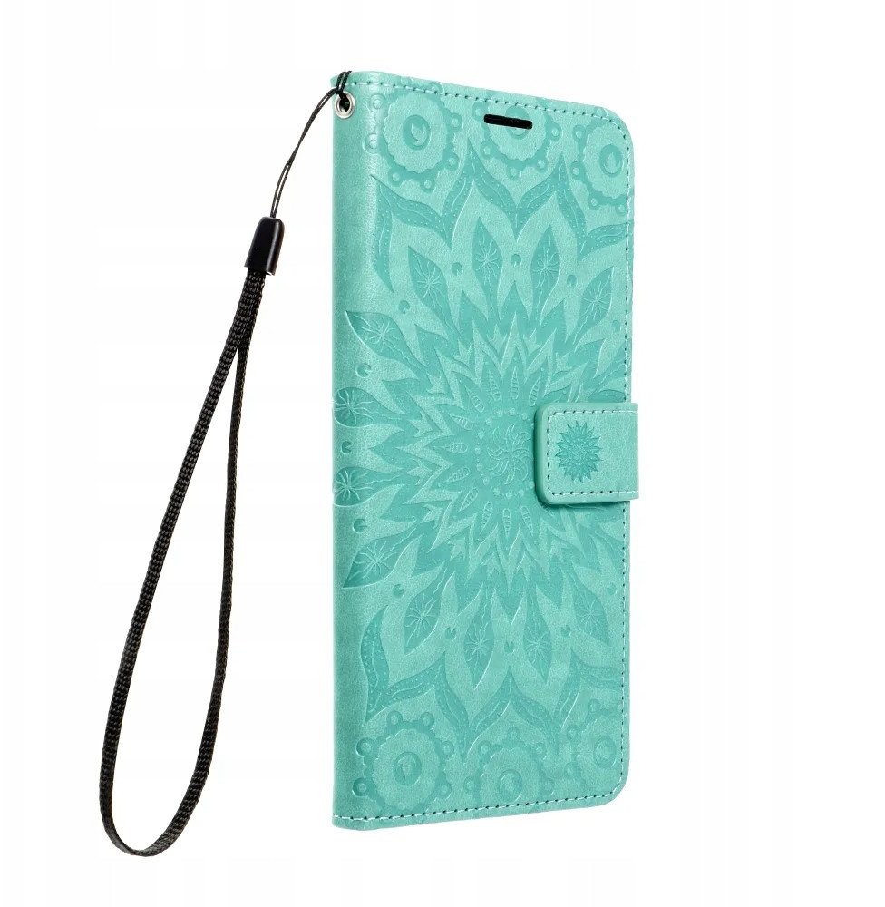 Kabura MEZZO Book do SAMSUNG A06 mandala zielony