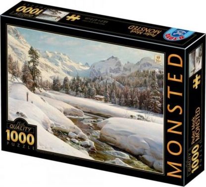 D-Toys Puzzle 1000 Peder Mork Monsted, Zimowy krajobraz