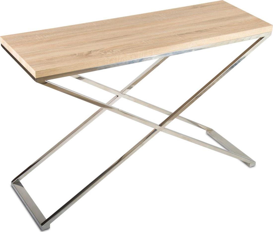 HowHomely Srebrna konsola Korset Silver HowHomnely