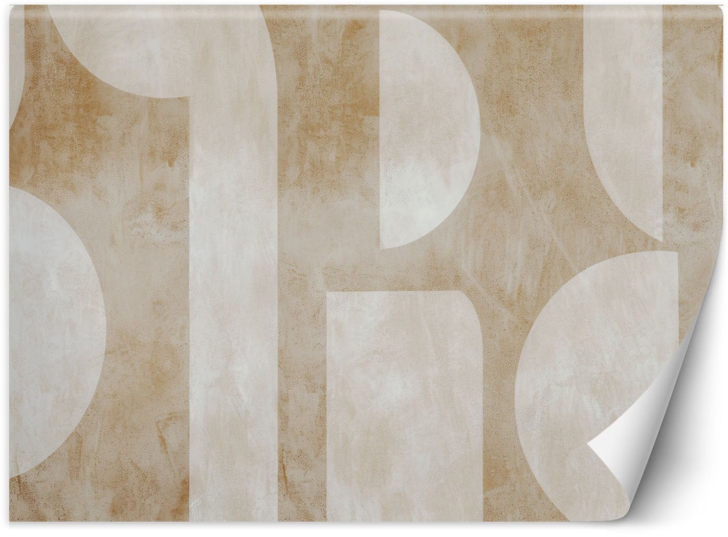 Feeby Fototapeta Beżowa abstrakcja 450x315 xxl