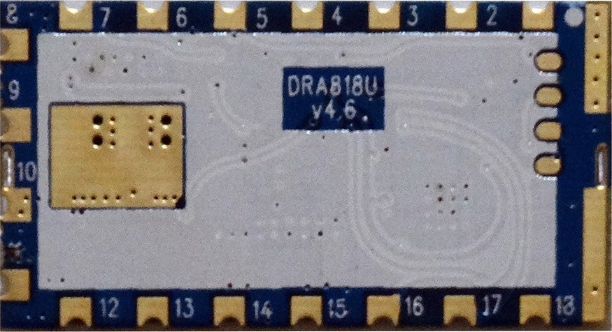 HamRadioShop Moduł radiowy UHF DRA818U