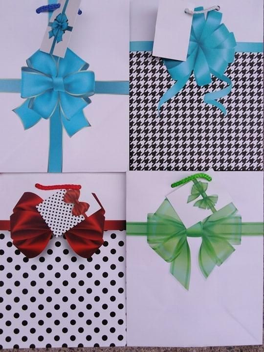 Panorama Torebka ozdobna laminowana PL-2 zestaw 50 kokardy