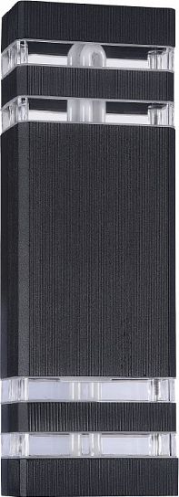 Kinkiet Maytoni Kinkiet zewnętrzny IP54 czarny Maytoni Unter den Linden O578WL-02B