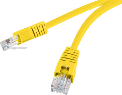 Gembird Kabel krosowy patchcord U/UTP kat. 5E żółty 1m (Z06197)