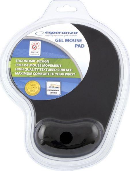 Podkładka Esperanza Żelowa Czarna (EA137K)