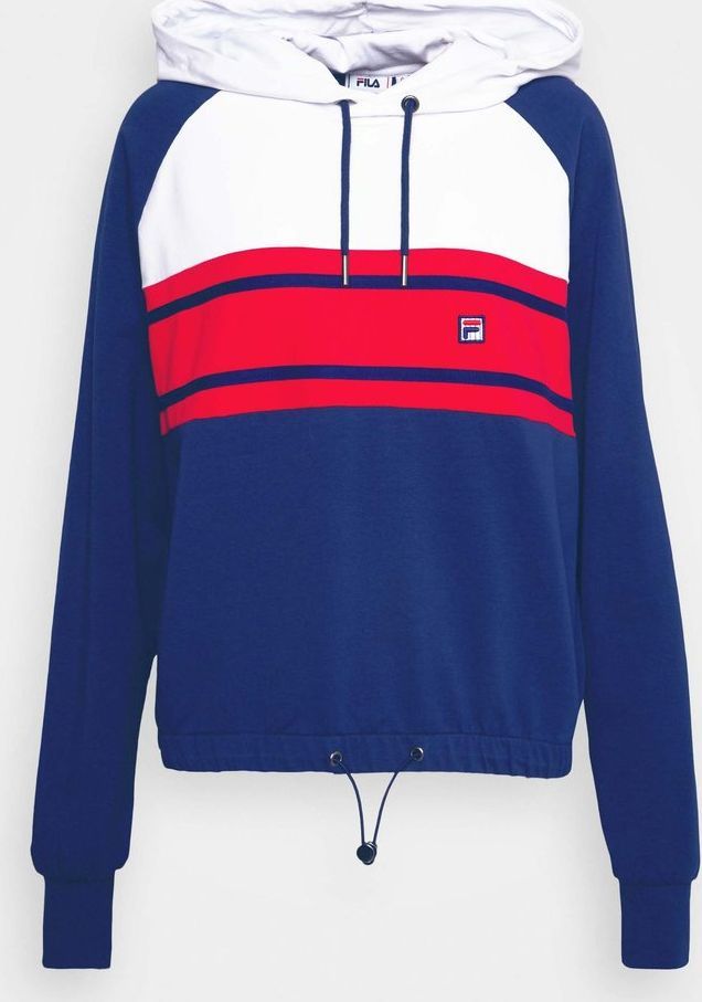 Fila Bluza damska BURGOS copped hoody Niebieska r. XS