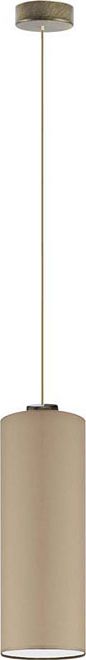 Lampa wisząca Lumes Nowoczesna lampa wisząca walec na złotym stelażu - EX825-Denves - 18 kolorów Brązowy