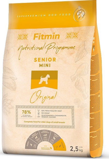 Fitmin dog mini senior 2,5 kg