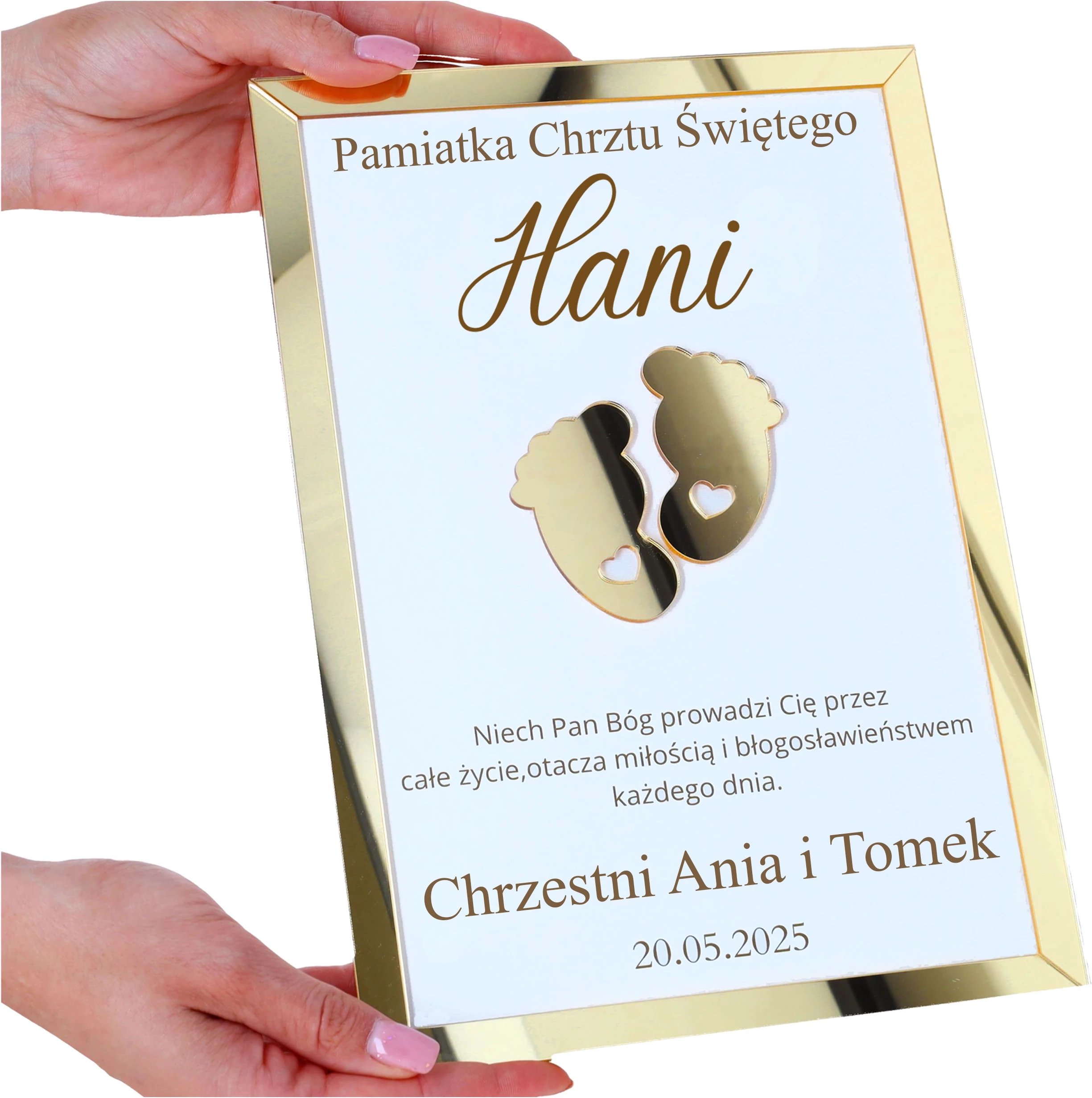 Pamiątka Chrztu Świętego Chrzestni