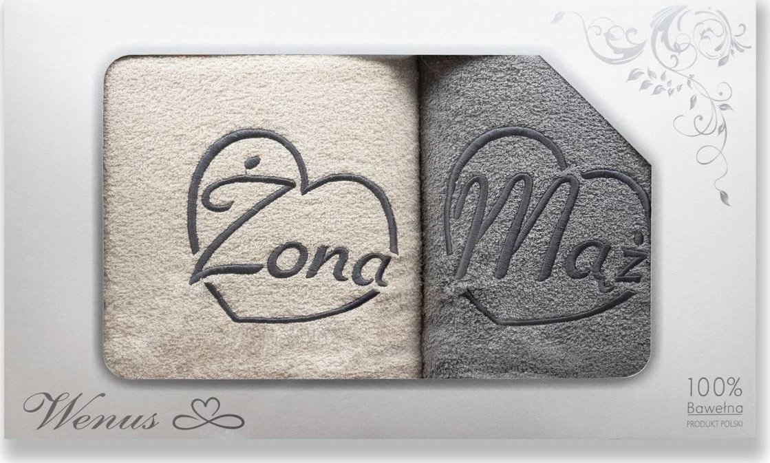 LOZKOHOLICY.PL Sp.z o.o. Sp. K. Komplet Ręczników 2szt. 50x100 Carol 30