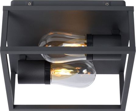 Lucide Plafon do altany czarny Lucide CARLYN