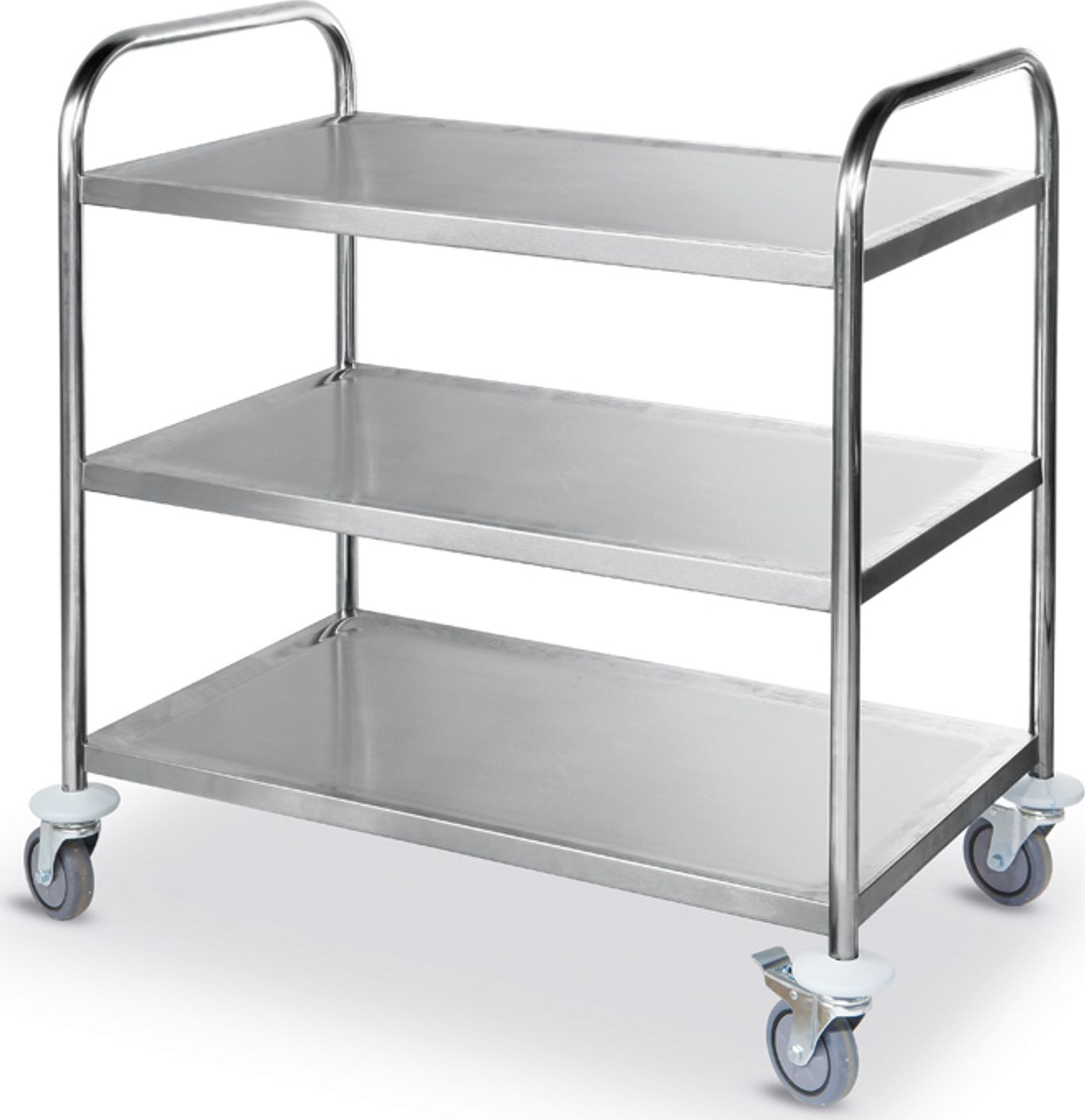 Hendi Wózek kelnerski 3-półkowy ze stali nierdzewnej do 225kg (810101)