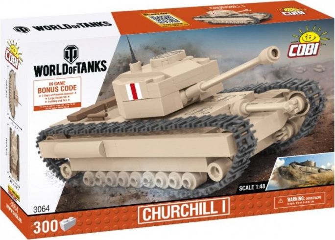 Cobi Small Army Wot Churchill I 300 el.