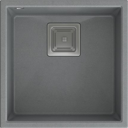 Zlewozmywak Quadron DAVID 40 GraniteQ silver stone/elementy stalowe