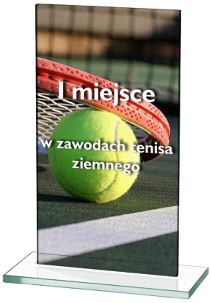 Victoria Sport Trofeum szklane z nadrukiem kolorowym LuxorJet