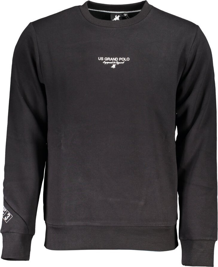 U.S. Grand Polo CZARNA BLUZA MĘSKA Z ZAMKIEM NA ZAMKNIĘCIE US GRAND POLO 2XL