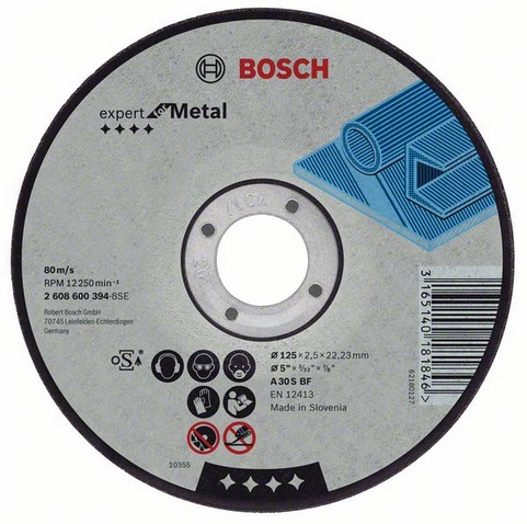 Bosch Tarcza tnąca wygięta Expert for Metal 230x22x2,5mm (2.608.600.225)