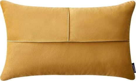 Room99 POSZEWKA DEKORACYJNA BE GLAM SIMPLE - Musztardowa 30x50
