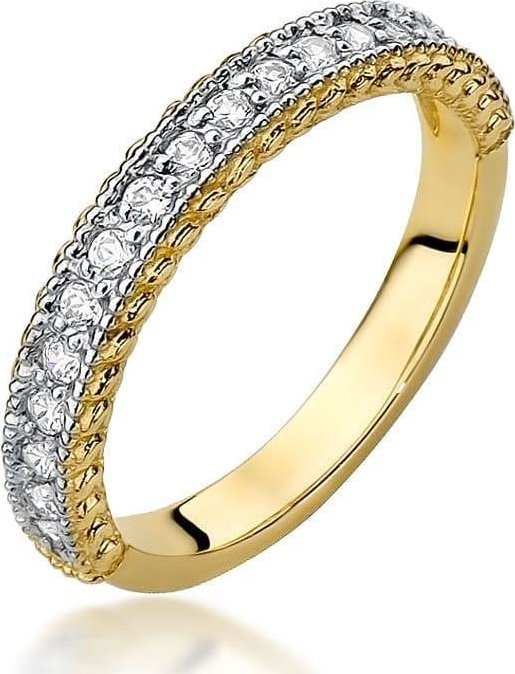 Best Diamonds złoty pierścionek z brylantem 0.25ct 20