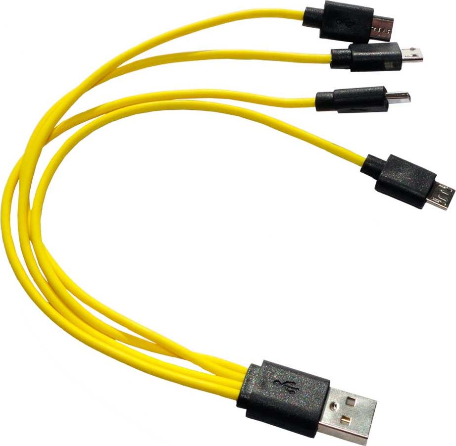 CR123 Spliter rozdzielacz USB micro USB 4x przewód kabel