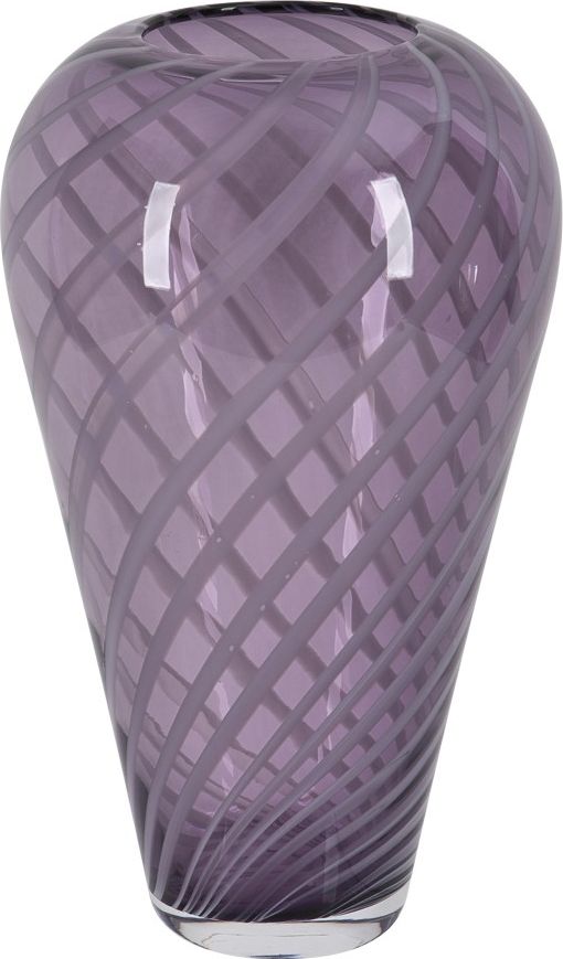 Wazon szklany fioletowy 37,5cm