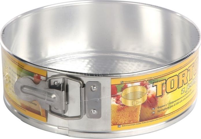 SNB Tortownica Okrągłym z Jednym Dnem Fakturowana 20cm uniwersalny