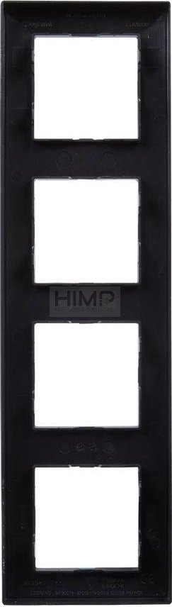 Legrand Niloe Step - ramka poczwórna 4x- kolor czarny 863594