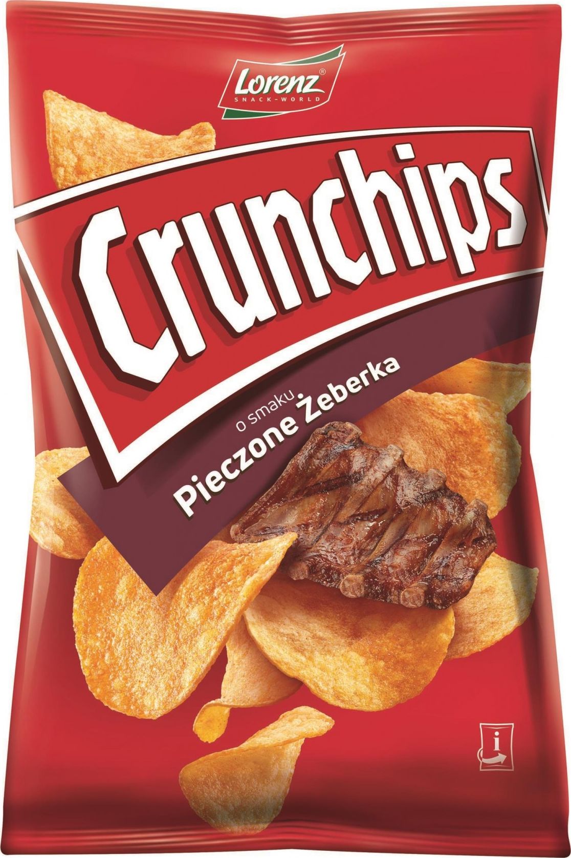 Lorenz Bahlsen Crunchips Żeberka z Grilla 140g