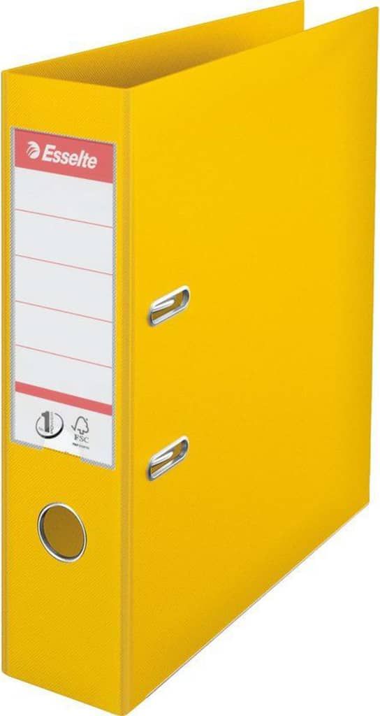 Segregator Esselte Esselte Segregatory dźwigniowe No 1, 5 szt., żółte, 75 mm (431735)