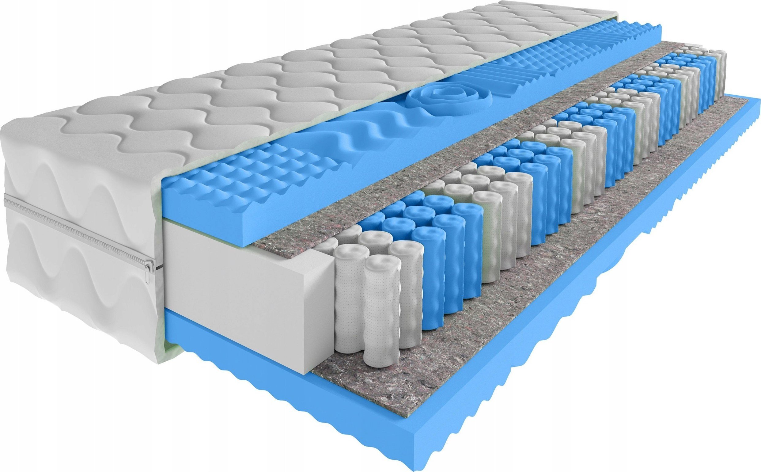 Tompol Prestige Masaż 120x200 cm materac kieszeniowy 26 cm HyperElastic