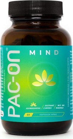 AronPharma Aronpharma PAC-ON Mind Ashwagandha z B6 60 kapsułek - WYSYŁAMY W 24H!