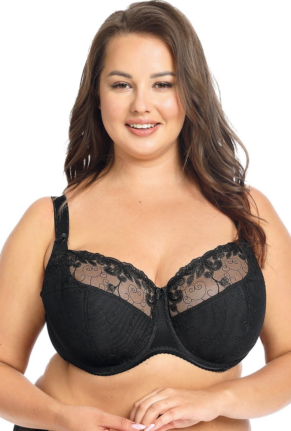 Gaia Gaia 899M Goldie Maxi czarny 2 100E Biustonosz półusztywniany